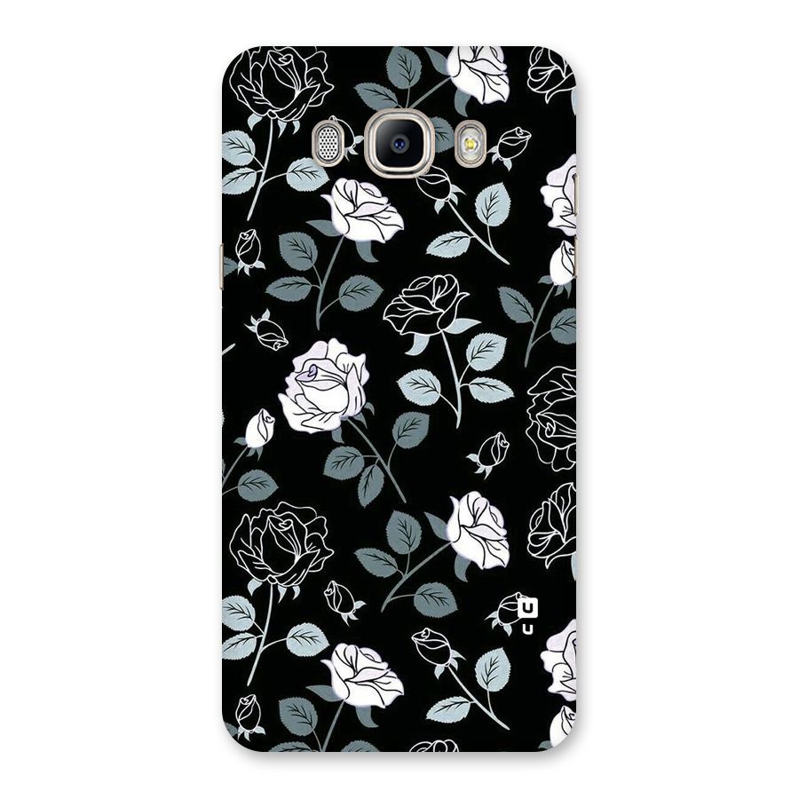 Black Artsy Bloom Back Case for Galaxy On8