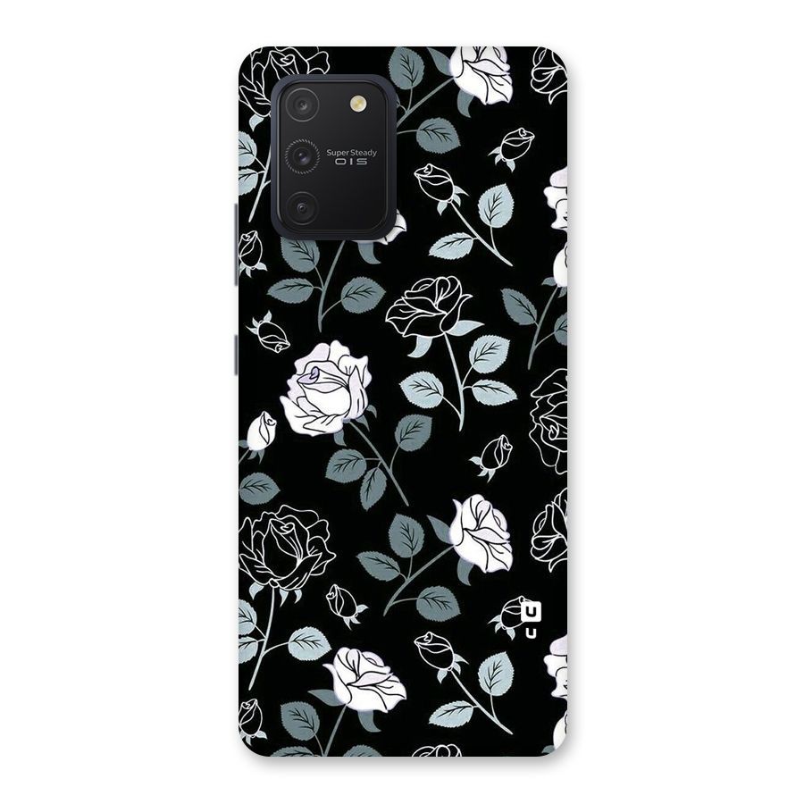 Black Artsy Bloom Back Case for Galaxy S10 Lite