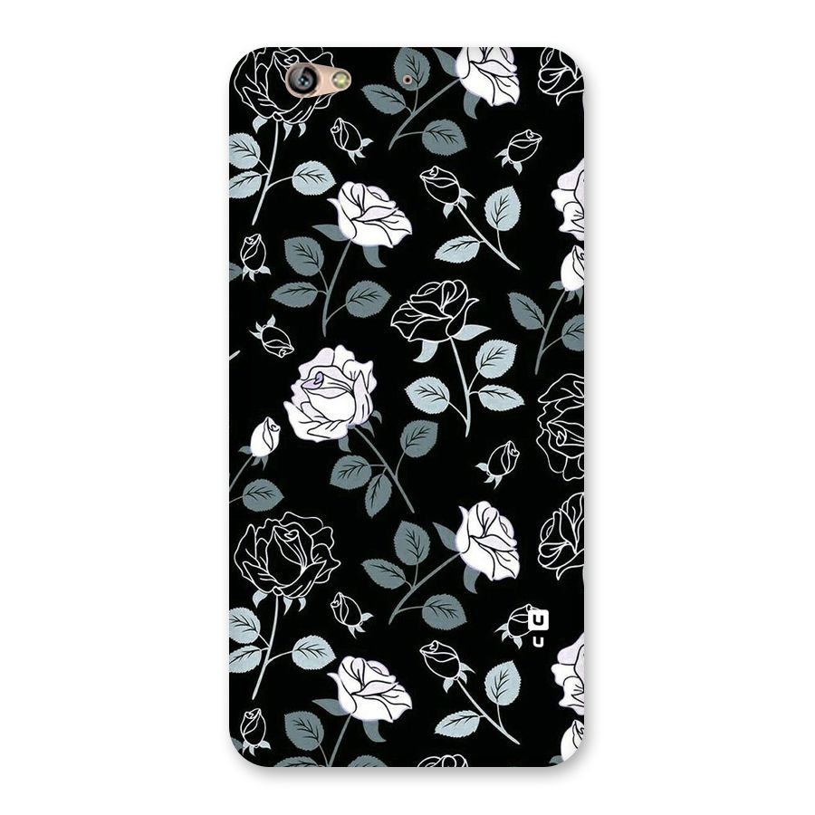 Black Artsy Bloom Back Case for Gionee S6