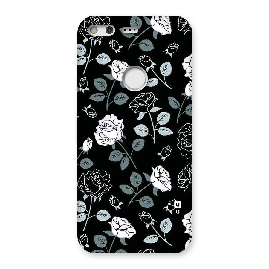 Black Artsy Bloom Back Case for Google Pixel