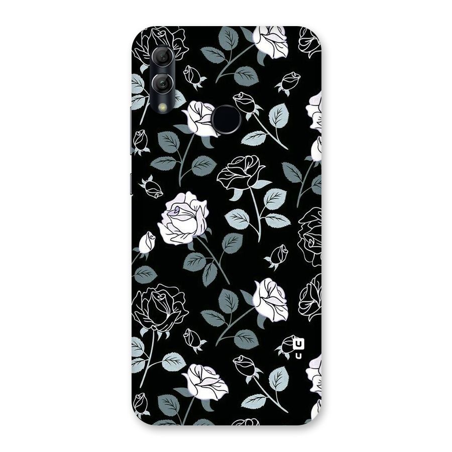 Black Artsy Bloom Back Case for Honor 10 Lite