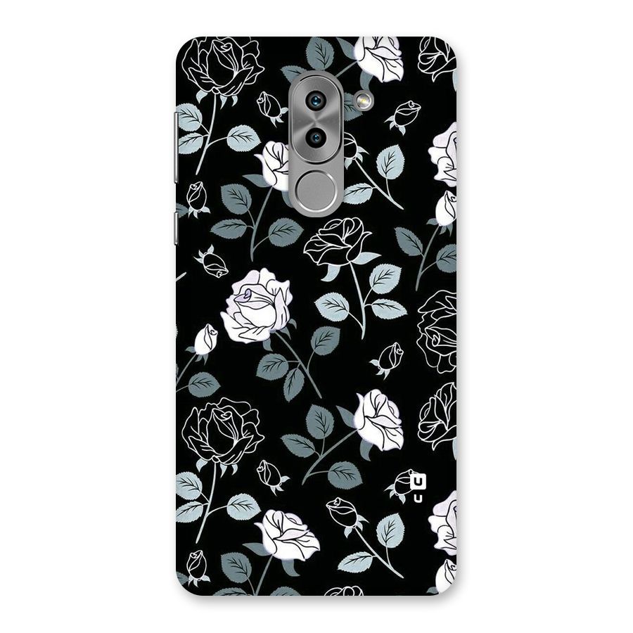 Black Artsy Bloom Back Case for Honor 6X