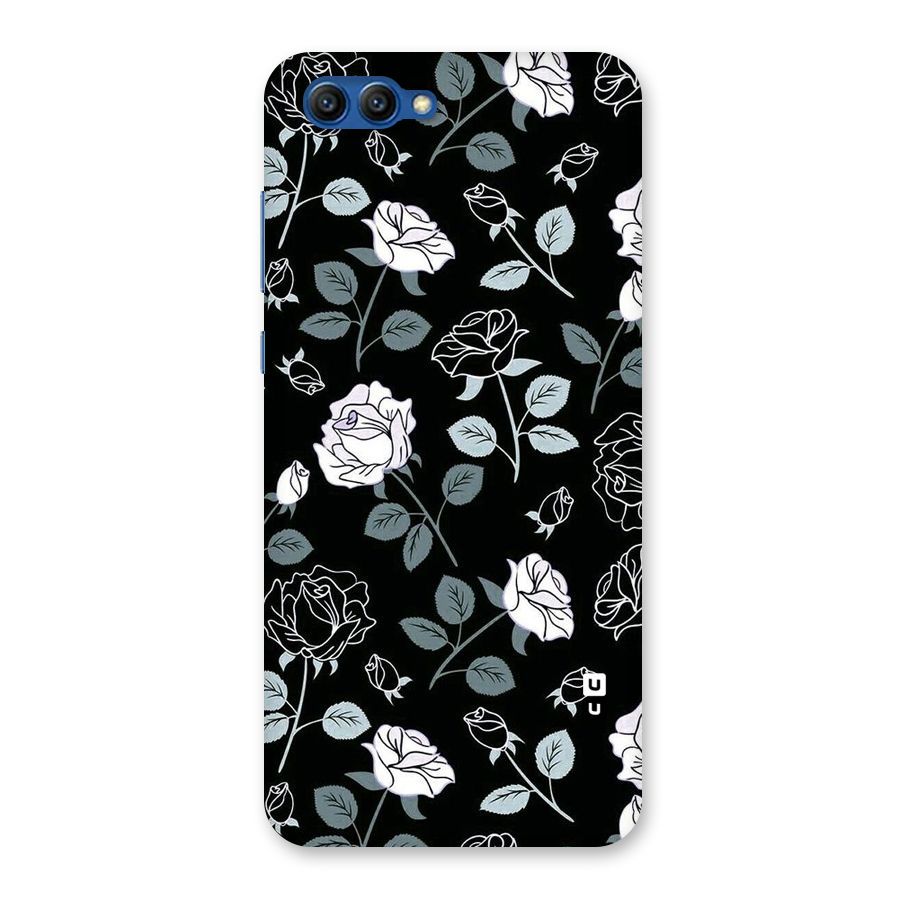 Black Artsy Bloom Back Case for Honor View 10