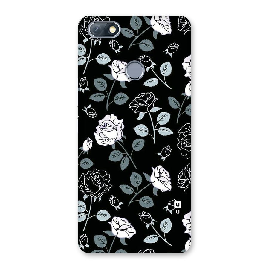 Black Artsy Bloom Back Case for Infinix Note 5