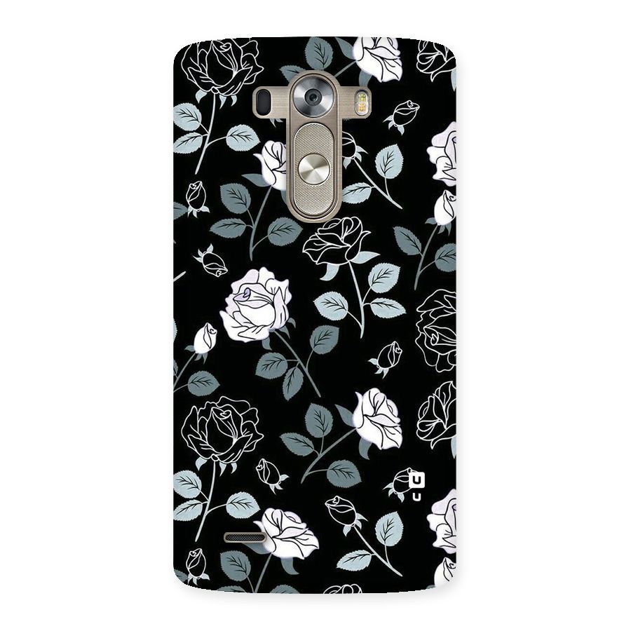 Black Artsy Bloom Back Case for LG G3