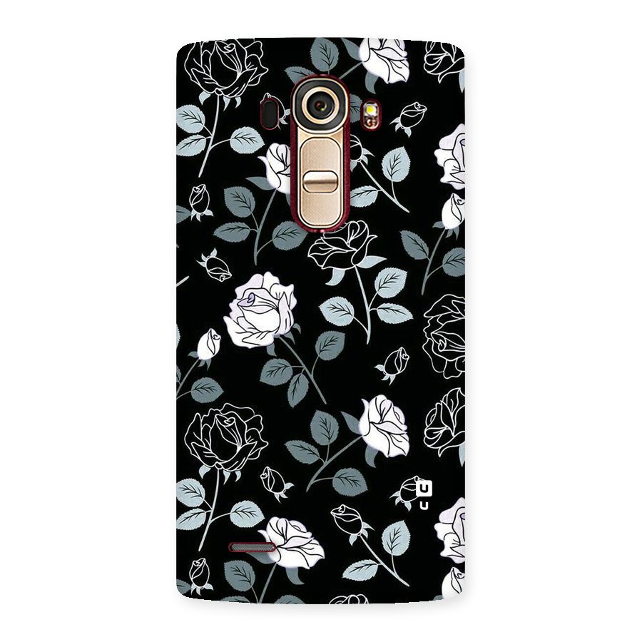Black Artsy Bloom Back Case for LG G4