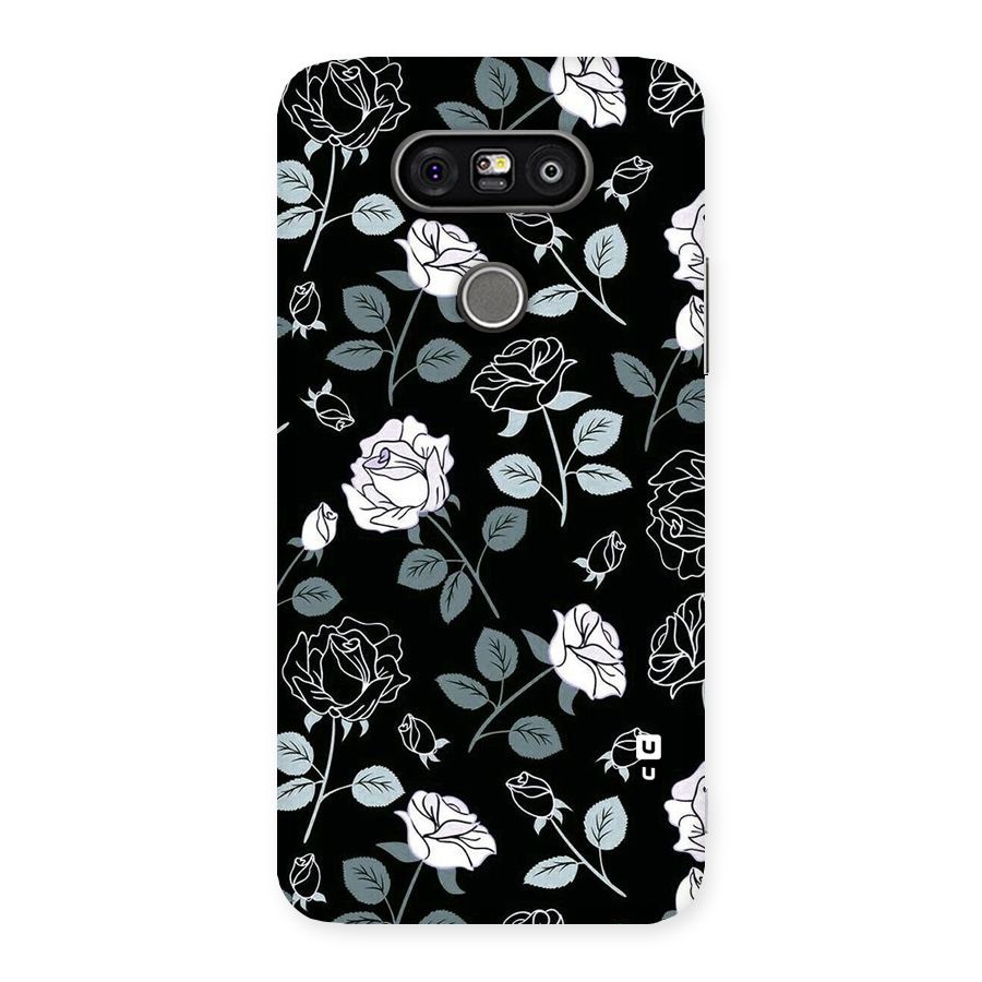 Black Artsy Bloom Back Case for LG G5