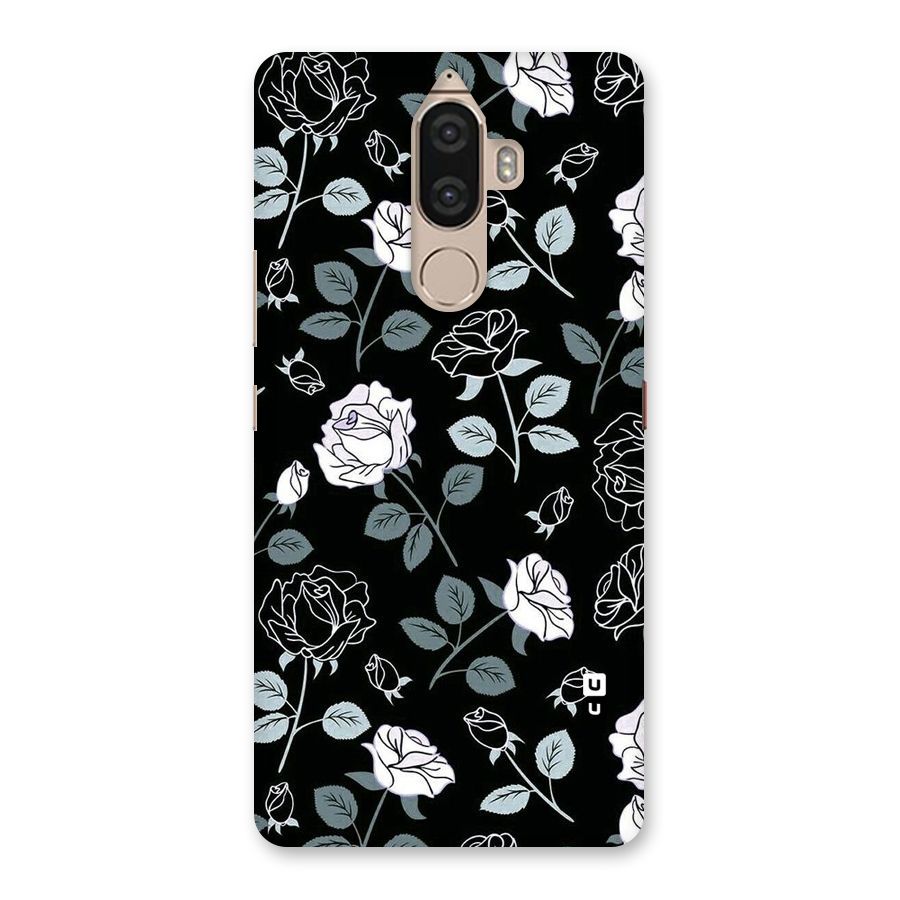 Black Artsy Bloom Back Case for Lenovo K8 Note