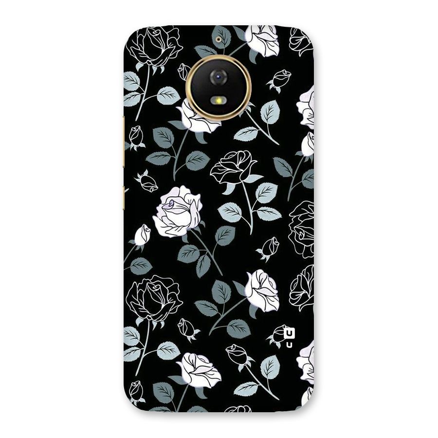 Black Artsy Bloom Back Case for Moto G5s