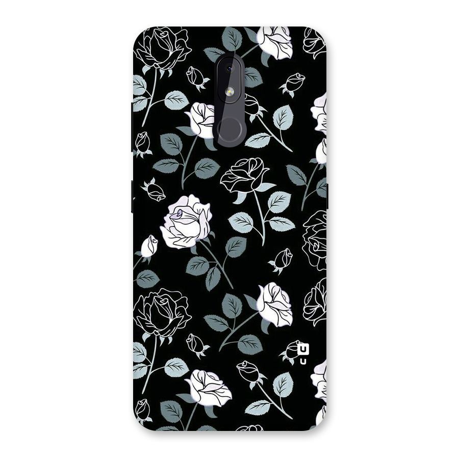 Black Artsy Bloom Back Case for Nokia 3.2