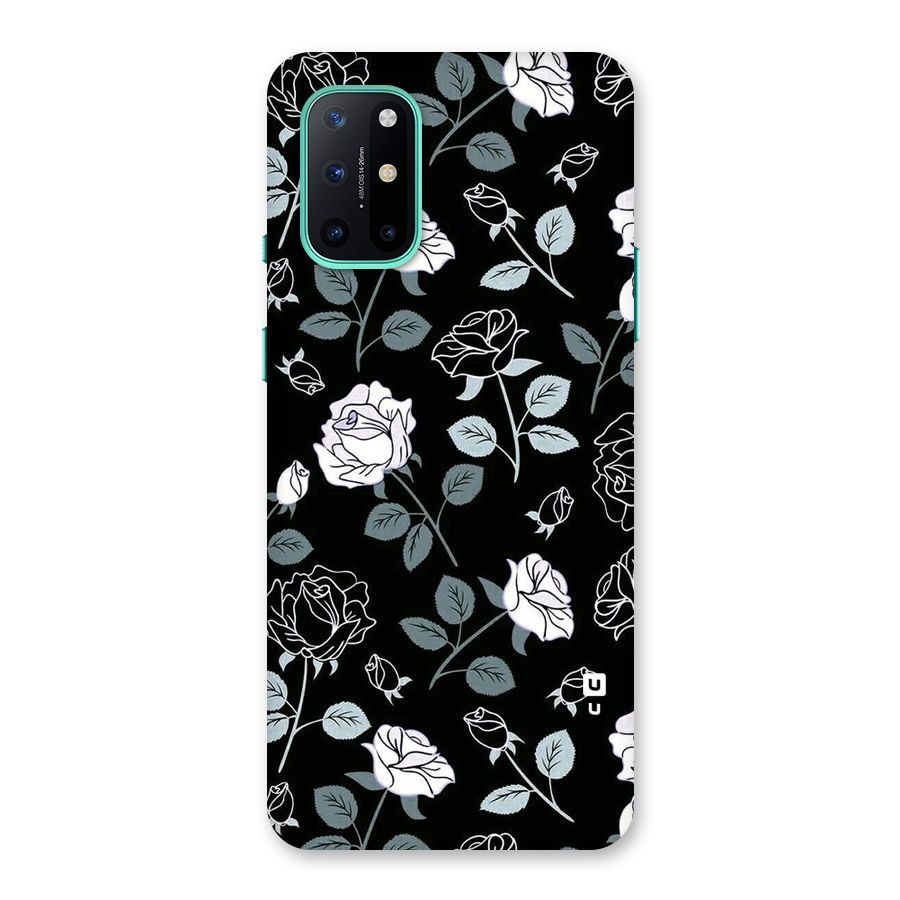 Black Artsy Bloom Back Case for OnePlus 8T