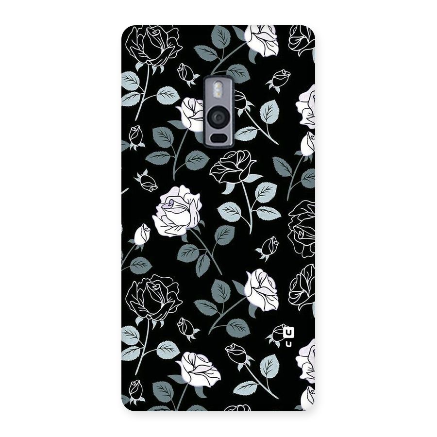 Black Artsy Bloom Back Case for OnePlus Two