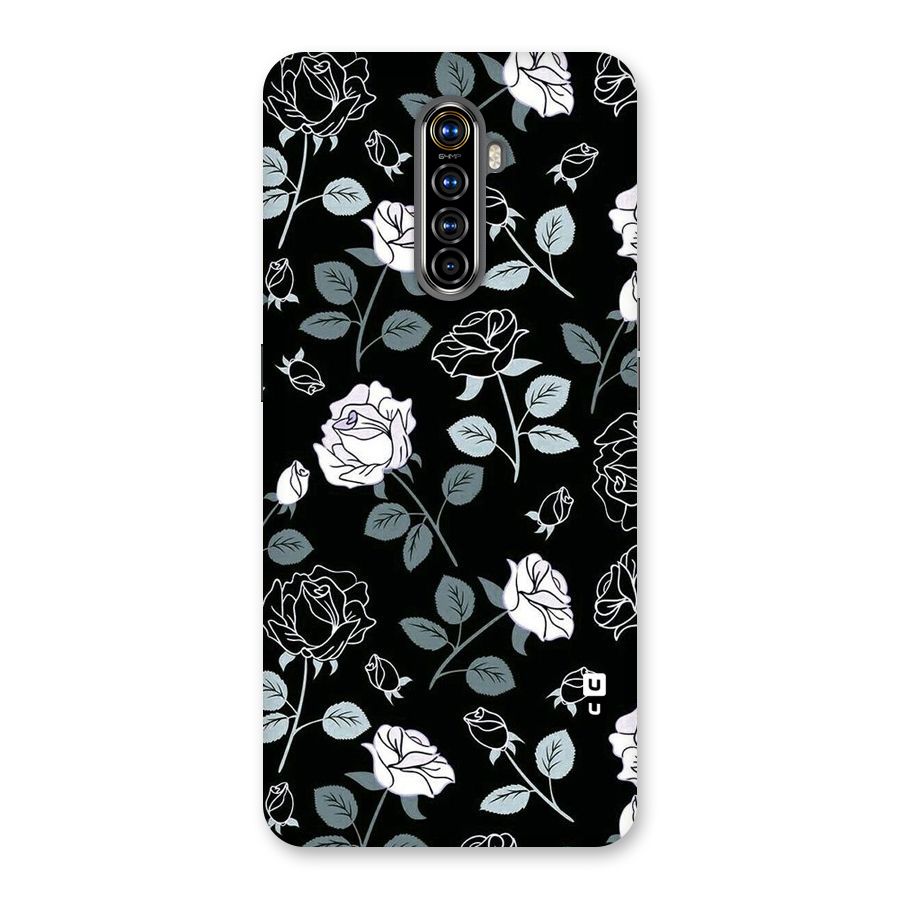 Black Artsy Bloom Back Case for Realme X2 Pro
