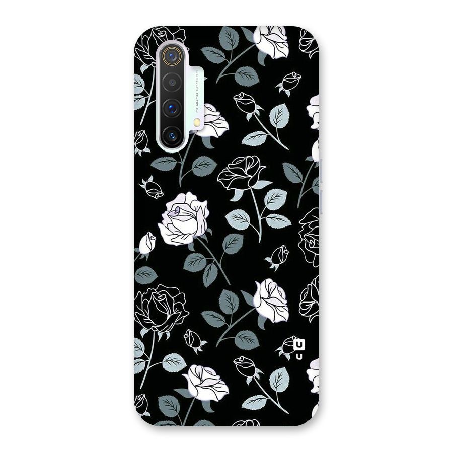 Black Artsy Bloom Back Case for Realme X3