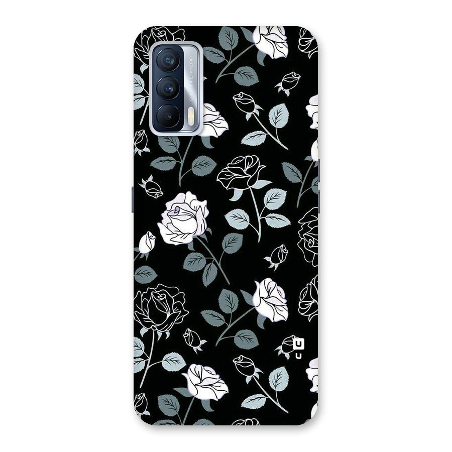 Black Artsy Bloom Back Case for Realme X7