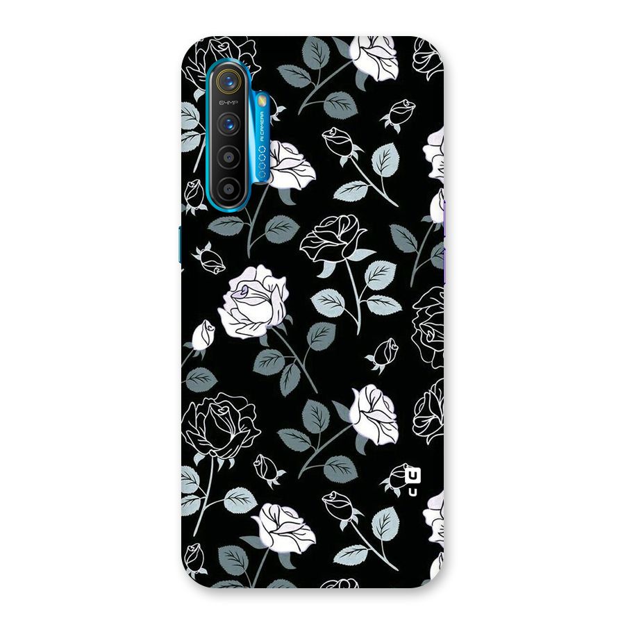 Black Artsy Bloom Back Case for Realme XT