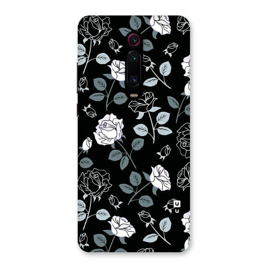 Black Artsy Bloom Back Case for Redmi K20