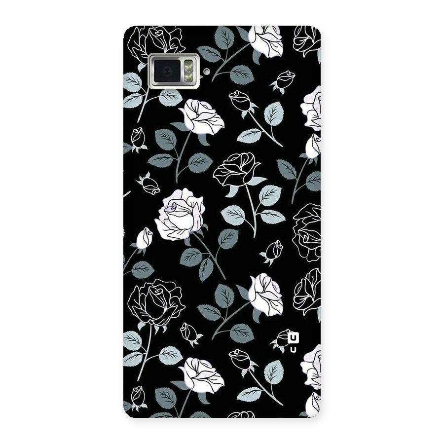 Black Artsy Bloom Back Case for Vibe Z2 Pro K920