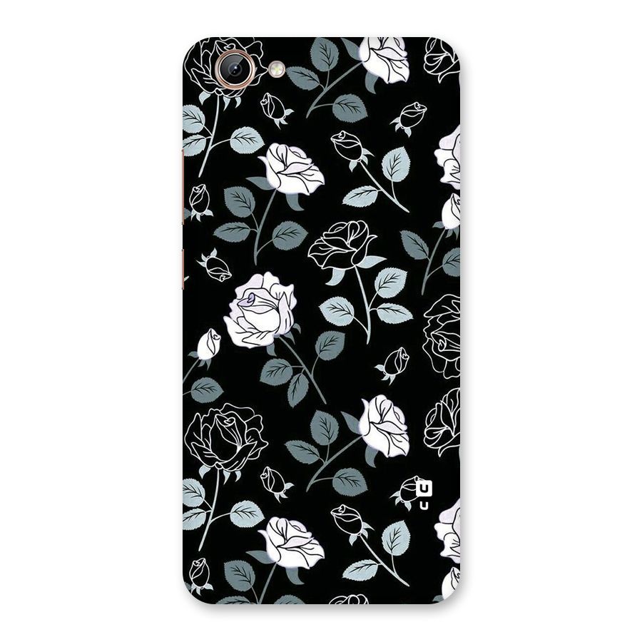 Black Artsy Bloom Back Case for Vivo Y71i