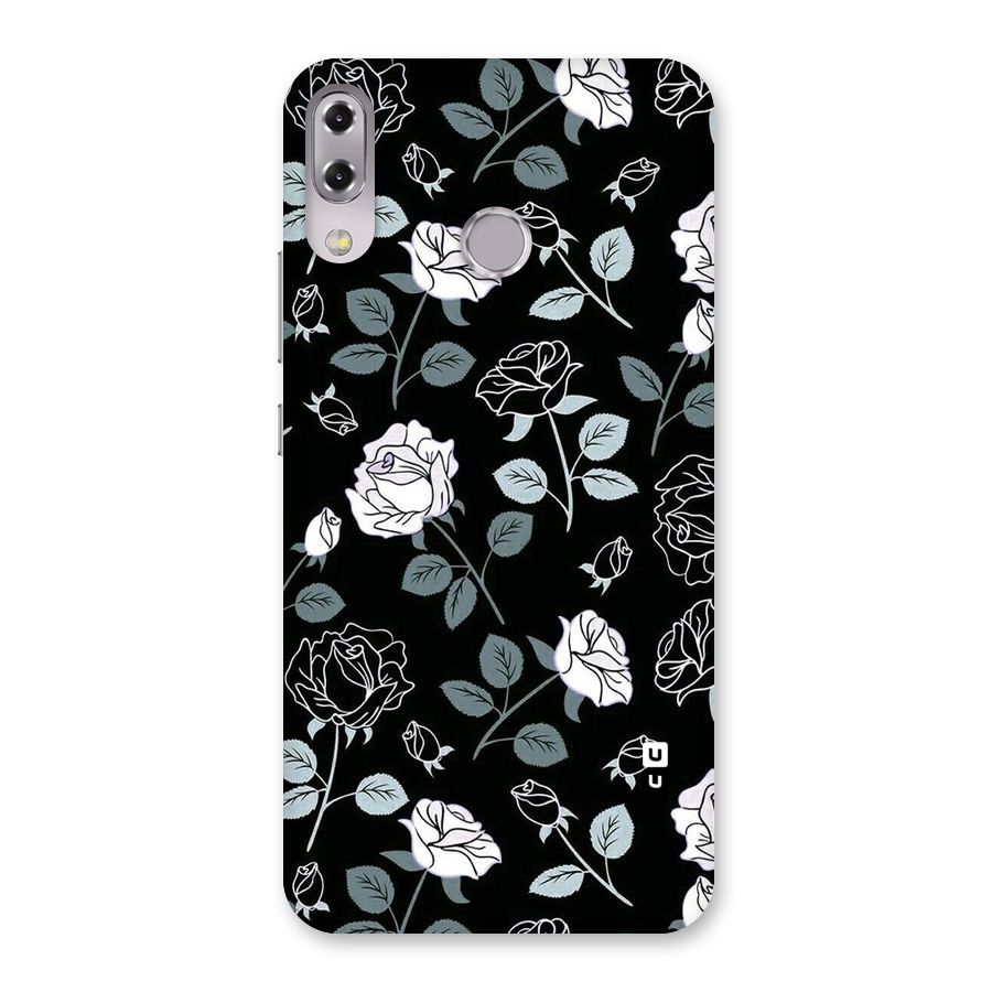 Black Artsy Bloom Back Case for Zenfone 5Z