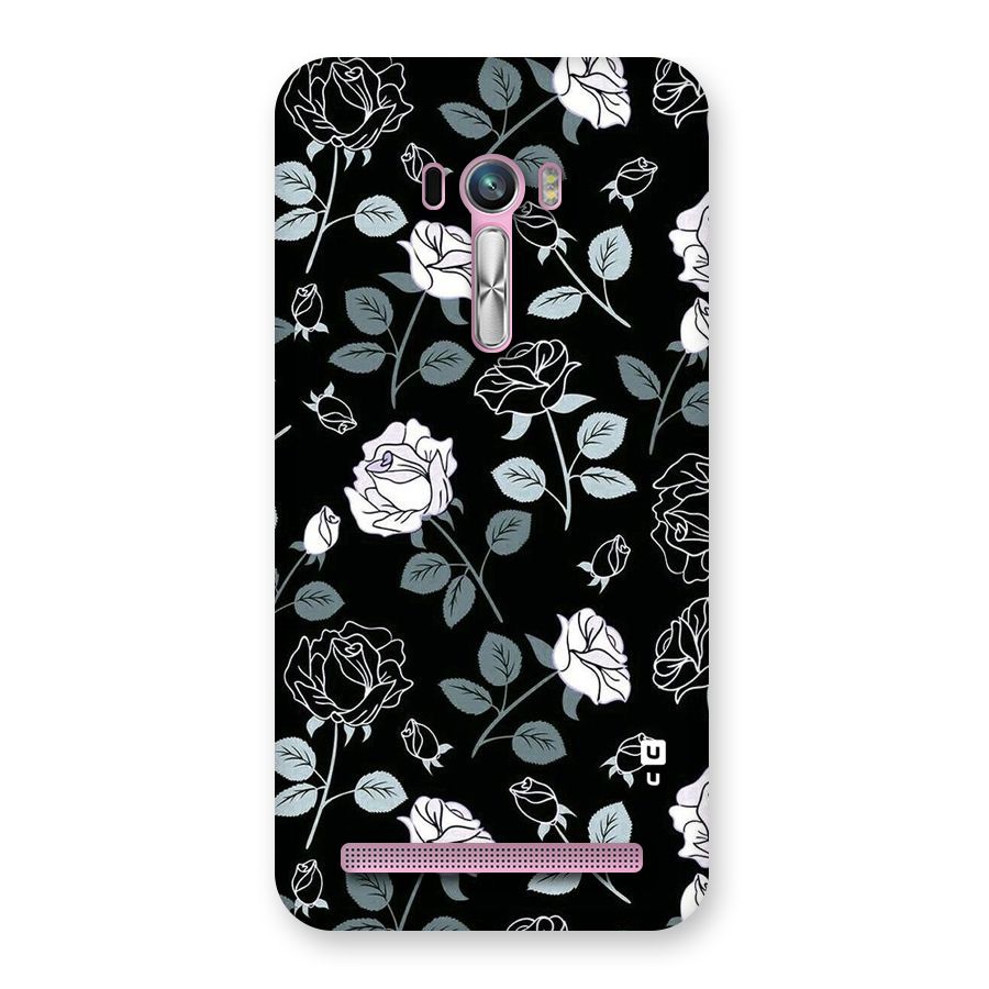 Black Artsy Bloom Back Case for Zenfone Selfie