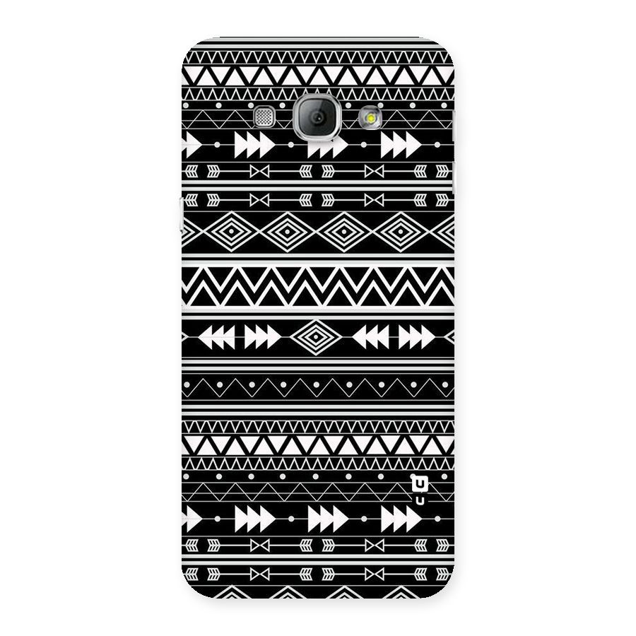 Black Aztec Creativity Back Case for Galaxy A8