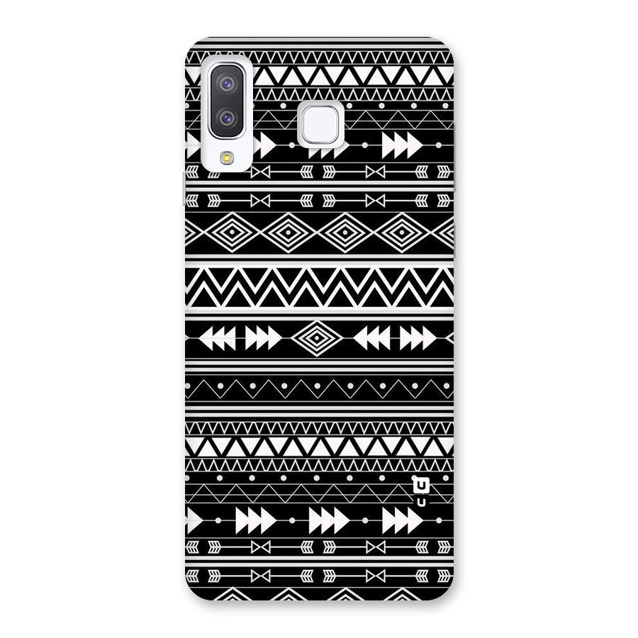 Black Aztec Creativity Back Case for Galaxy A8 Star