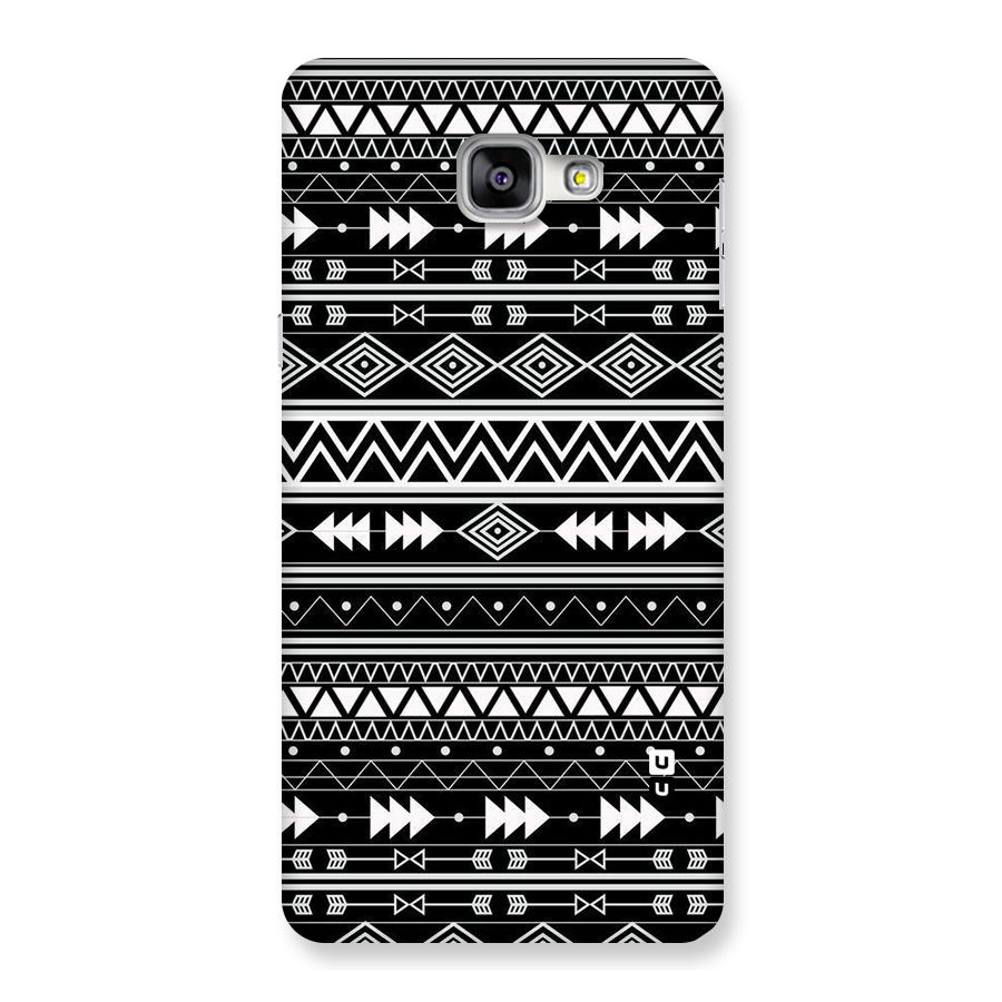 Black Aztec Creativity Back Case for Galaxy A9
