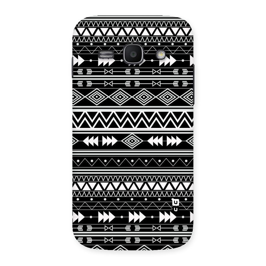 Black Aztec Creativity Back Case for Galaxy Ace 3