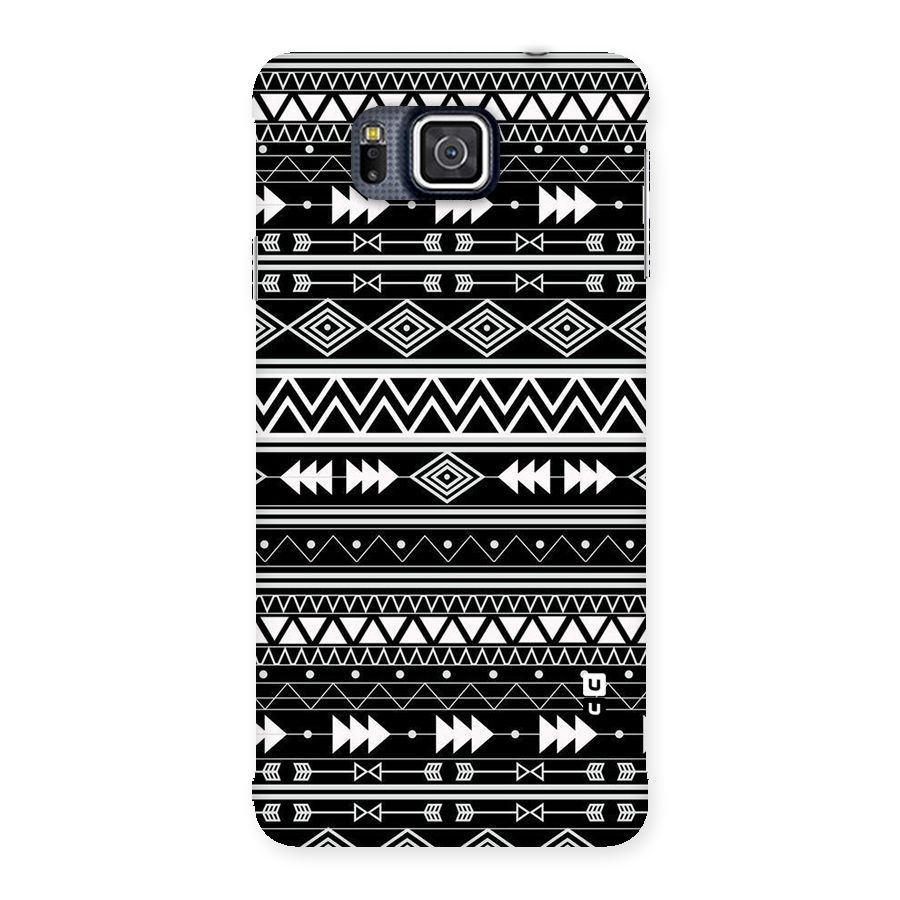 Black Aztec Creativity Back Case for Galaxy Alpha