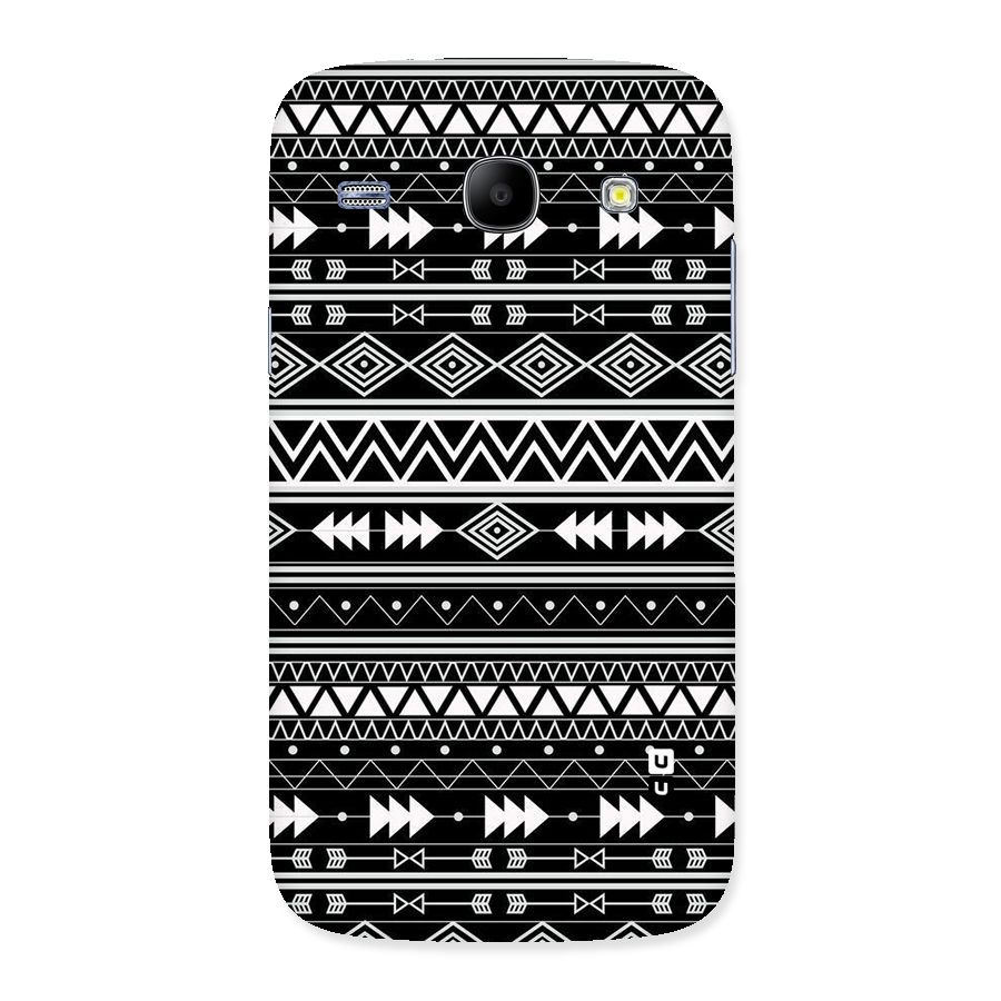 Black Aztec Creativity Back Case for Galaxy Core