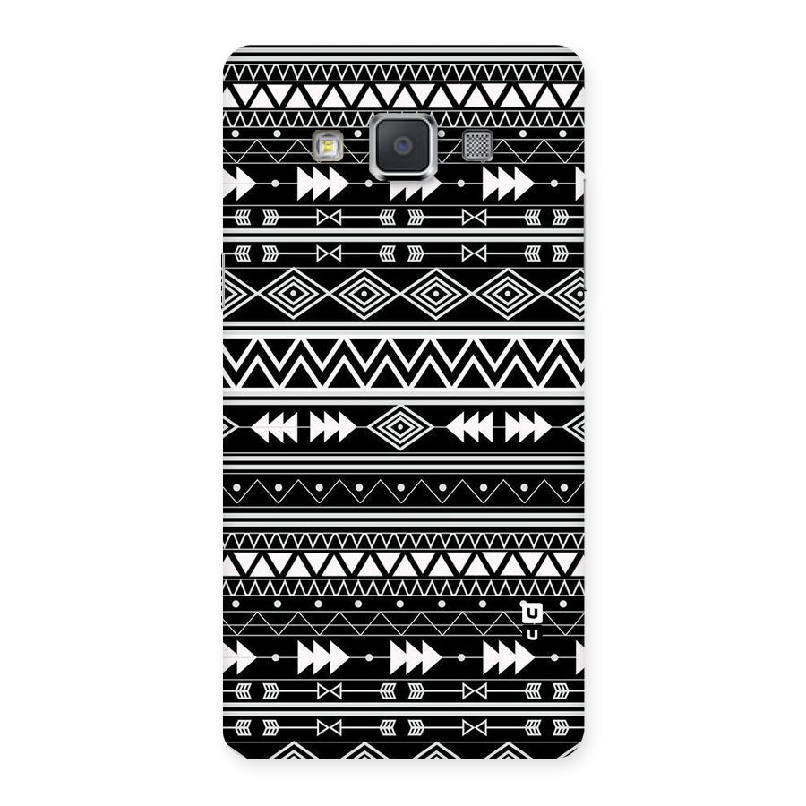 Black Aztec Creativity Back Case for Galaxy Grand 3