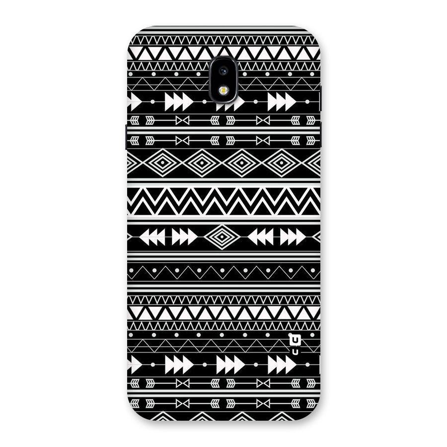 Black Aztec Creativity Back Case for Galaxy J7 Pro
