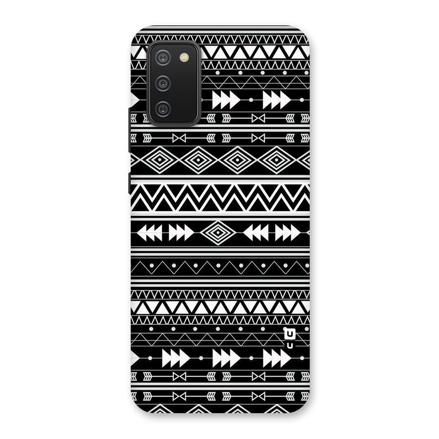 Black Aztec Creativity Back Case for Galaxy M02s