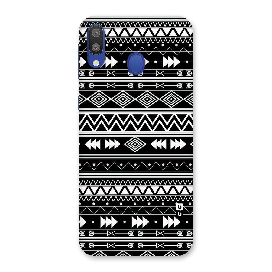 Black Aztec Creativity Back Case for Galaxy M20