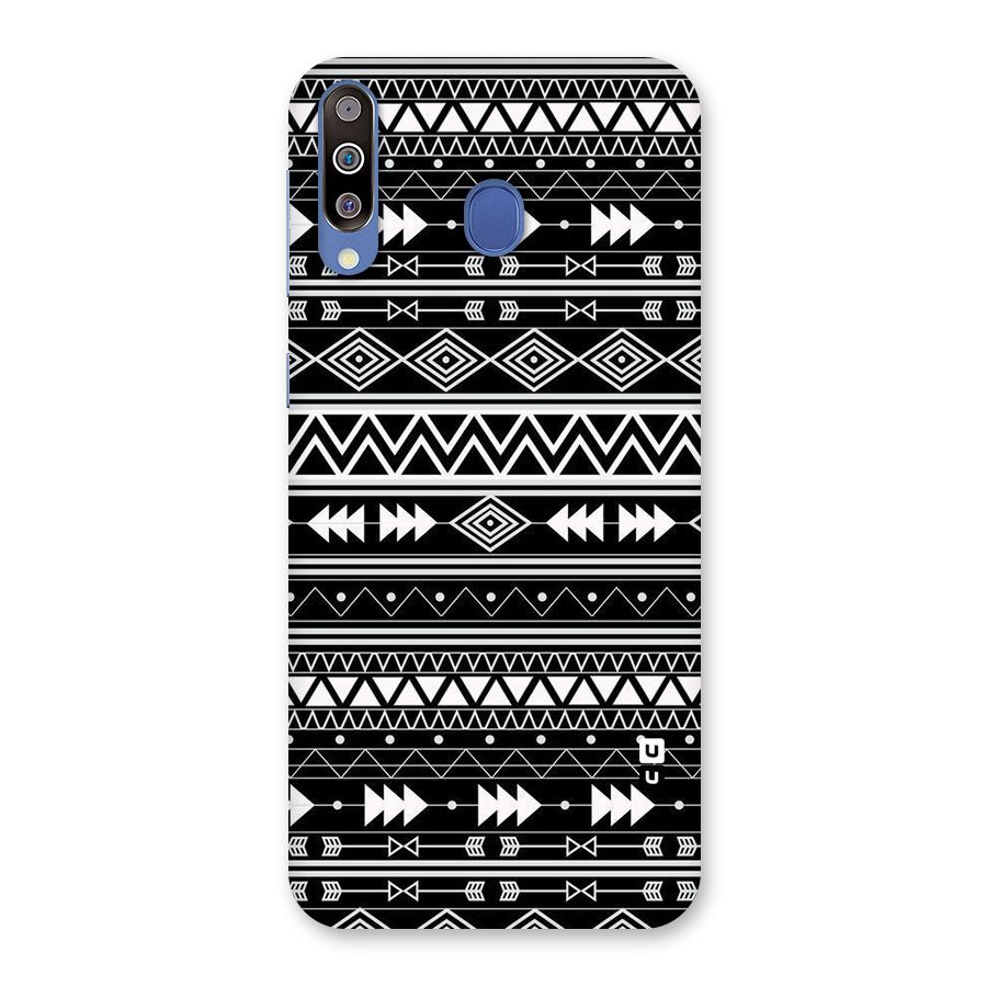 Black Aztec Creativity Back Case for Galaxy M30