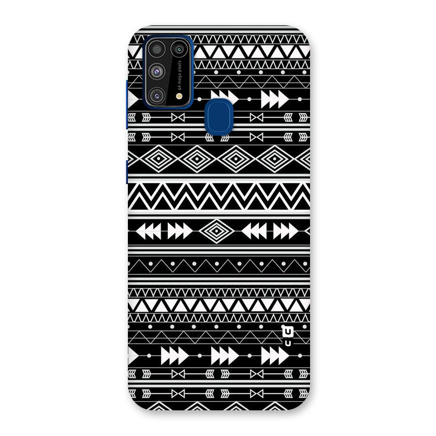 Black Aztec Creativity Back Case for Galaxy M31