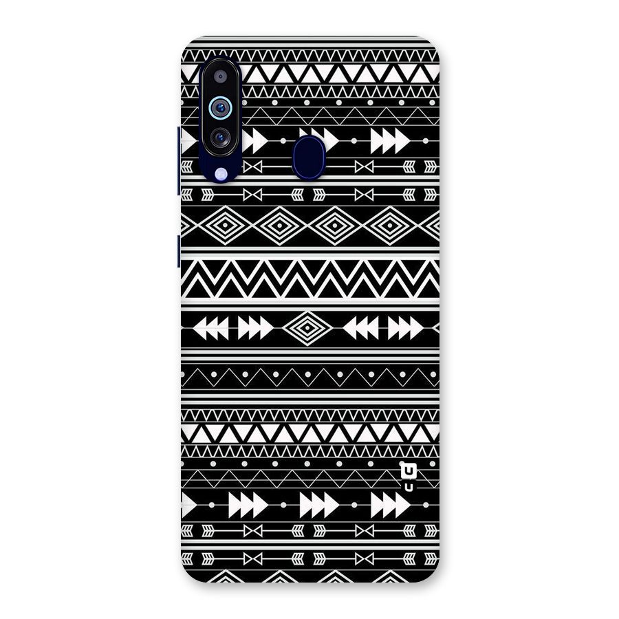 Black Aztec Creativity Back Case for Galaxy M40