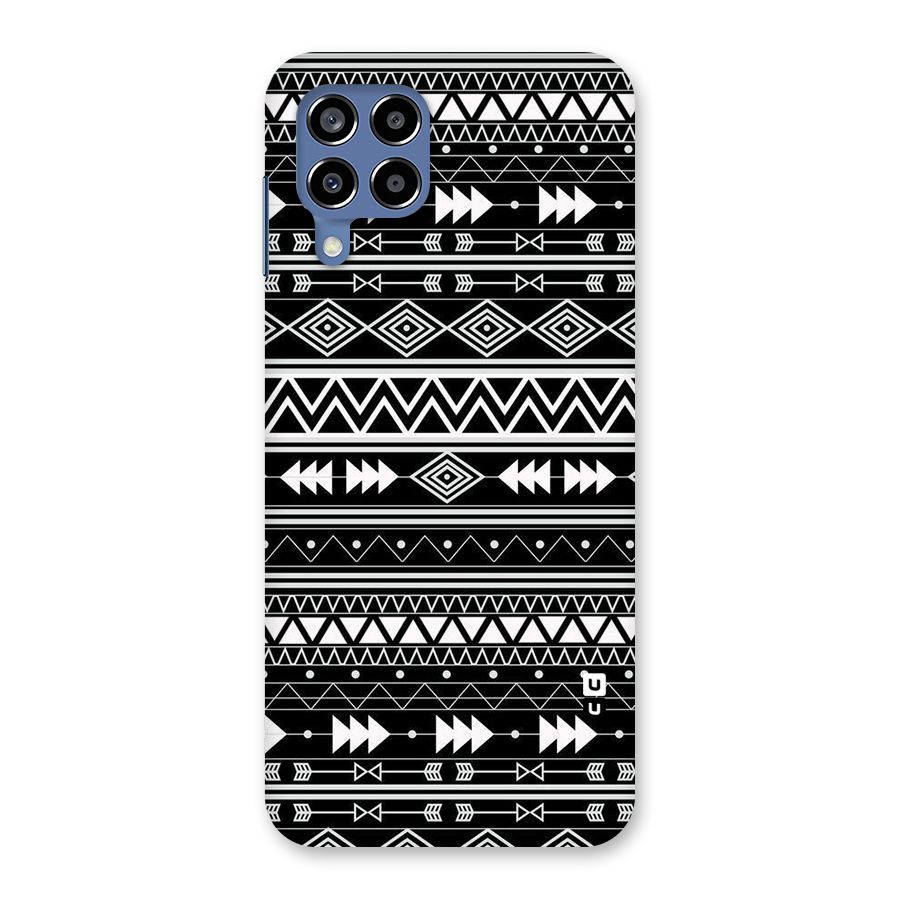 Black Aztec Creativity Back Case for Galaxy M53 5G
