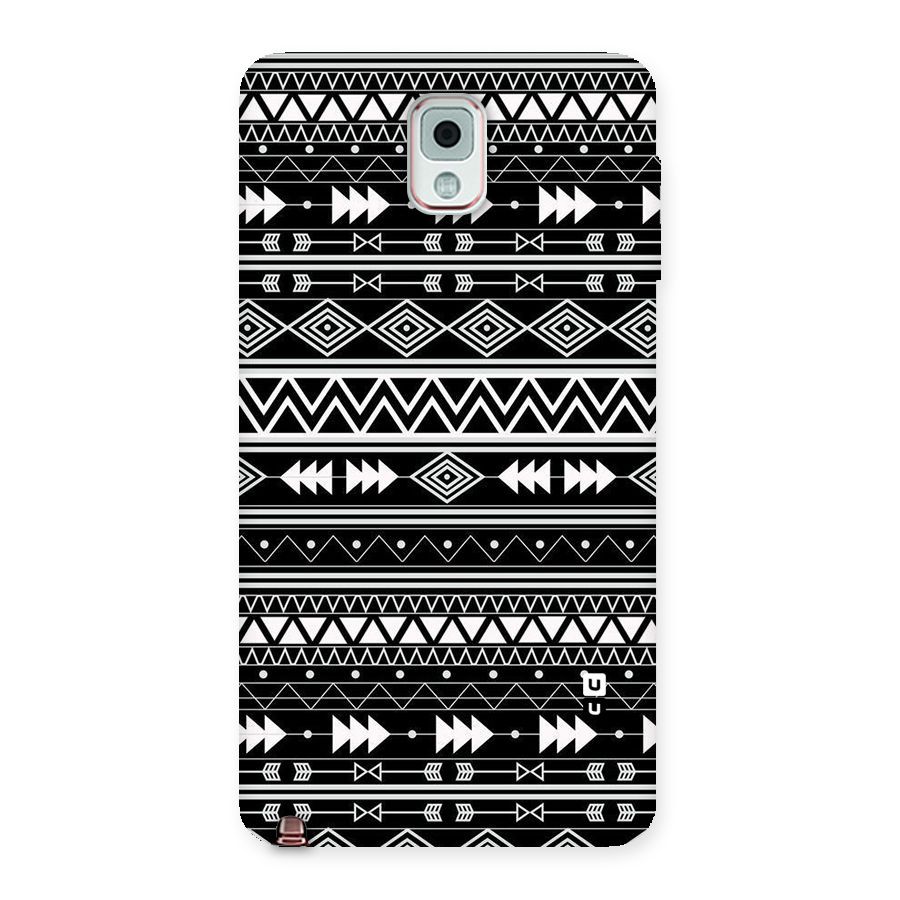 Black Aztec Creativity Back Case for Galaxy Note 3