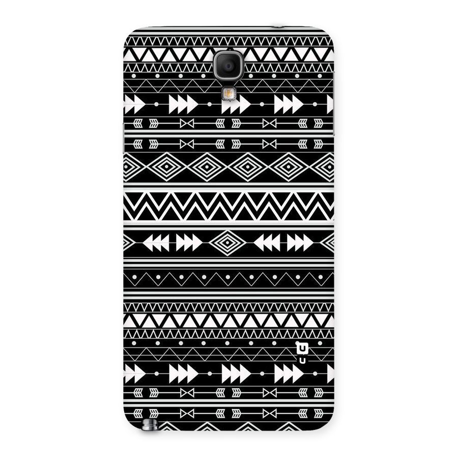 Black Aztec Creativity Back Case for Galaxy Note 3 Neo