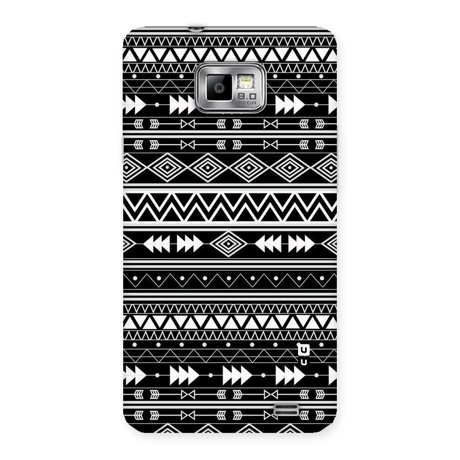 Black Aztec Creativity Back Case for Galaxy S2