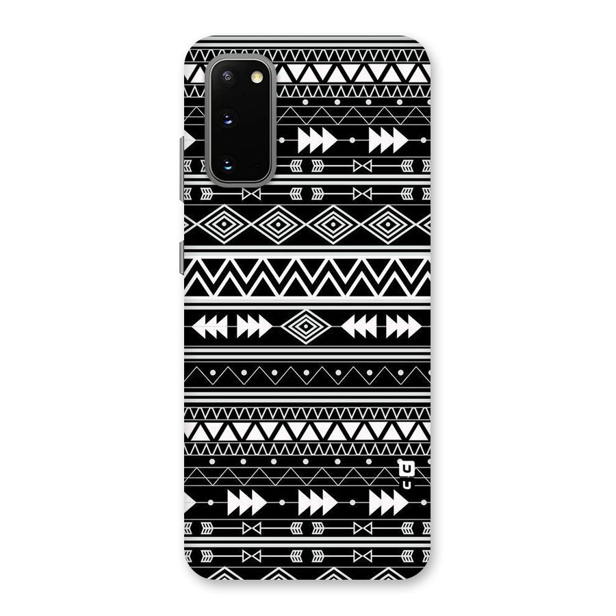 Black Aztec Creativity Back Case for Galaxy S20