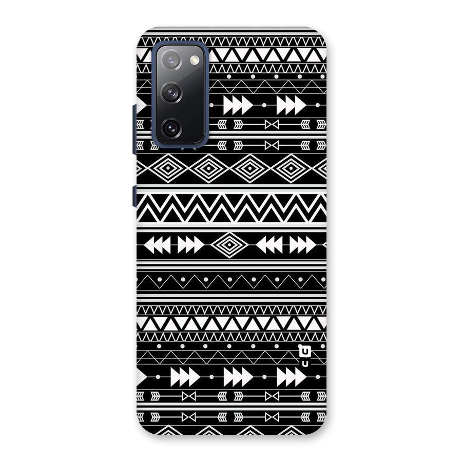Black Aztec Creativity Back Case for Galaxy S20 FE