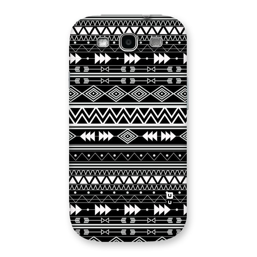 Black Aztec Creativity Back Case for Galaxy S3