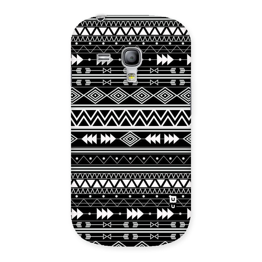 Black Aztec Creativity Back Case for Galaxy S3 Mini