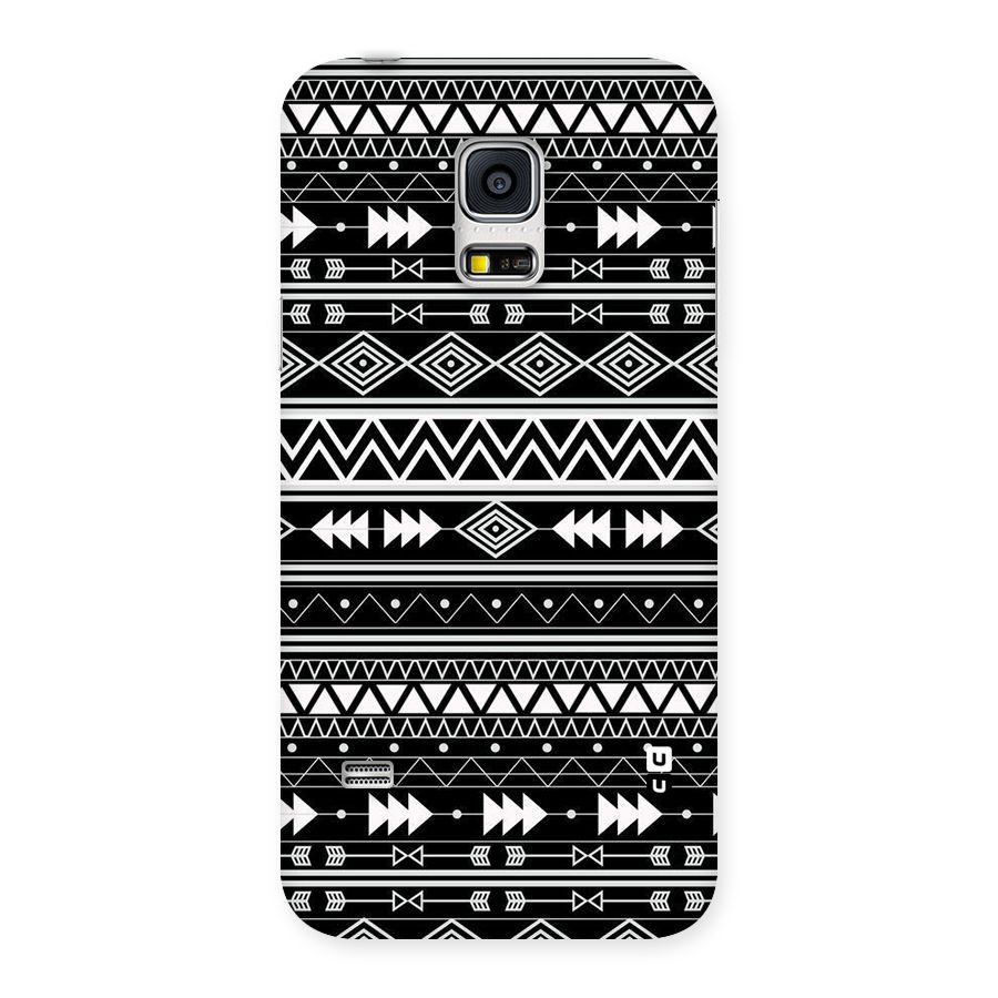 Black Aztec Creativity Back Case for Galaxy S5 Mini
