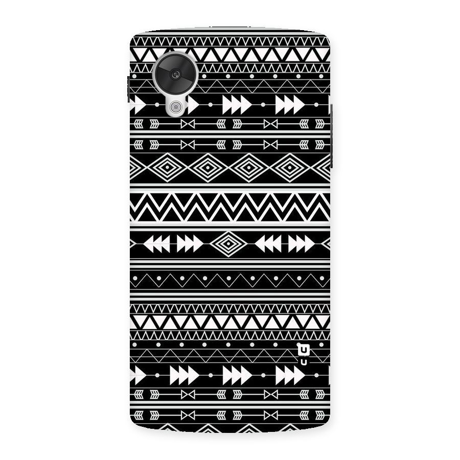 Black Aztec Creativity Back Case for Google Nexsus 5