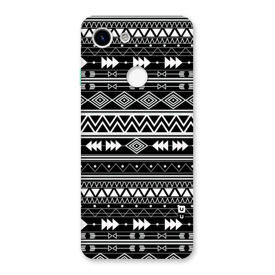 Black Aztec Creativity Back Case for Google Pixel 3