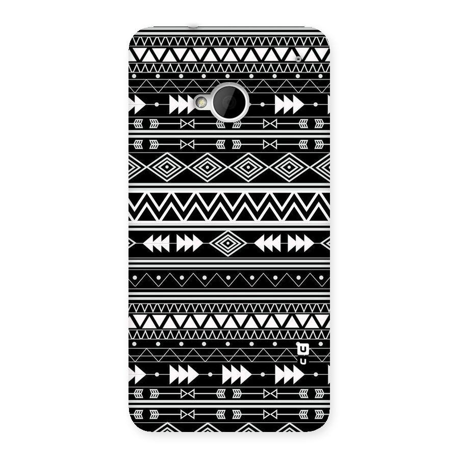Black Aztec Creativity Back Case for HTC One M7